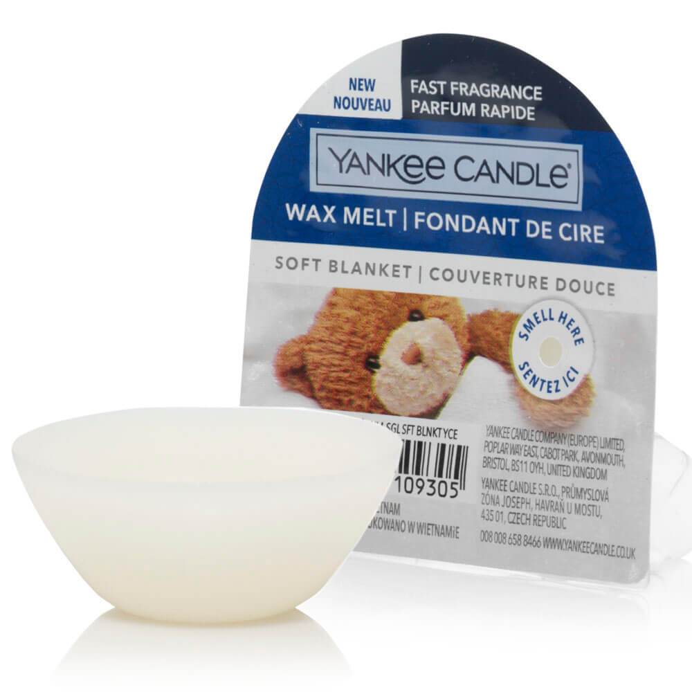  Yankee Candle Wax Melts, Soft Blanket, Up to 8 Hours of  Fragrance