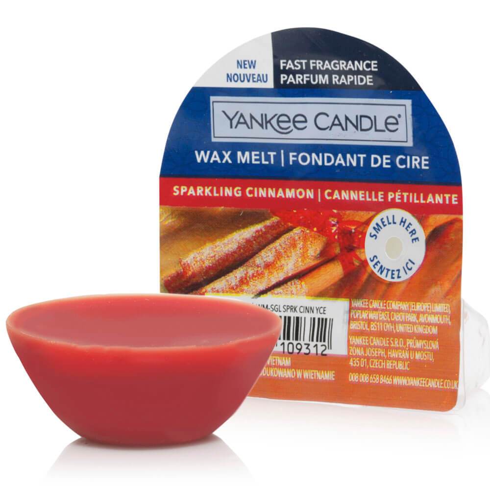 Yankee Candle Sparkling Cinnamon Wax Melt - Candles Direct