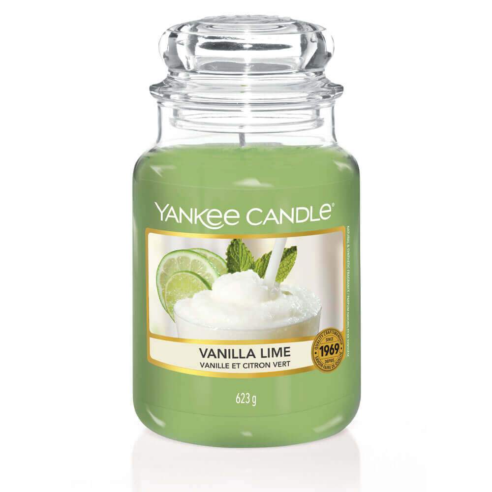 Yankee Candle Vanilla Lime Large Jar Candle Image 1