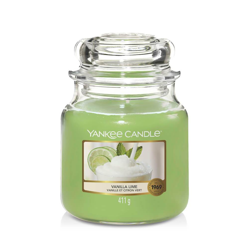 Yankee Candle Vanilla Lime Medium Jar Candle Image 1