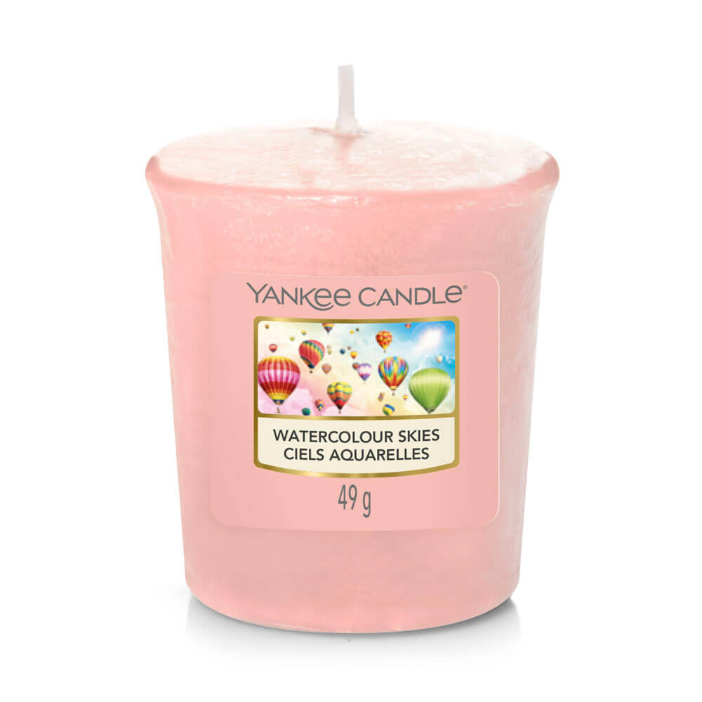 Yankee Candle Watercolour Skies Signature Medium Jar Candle - Candles Direct