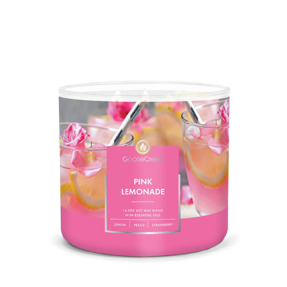 Goose Creek Pink Lemonade 3 Wick Tumbler Candle Candles Direct