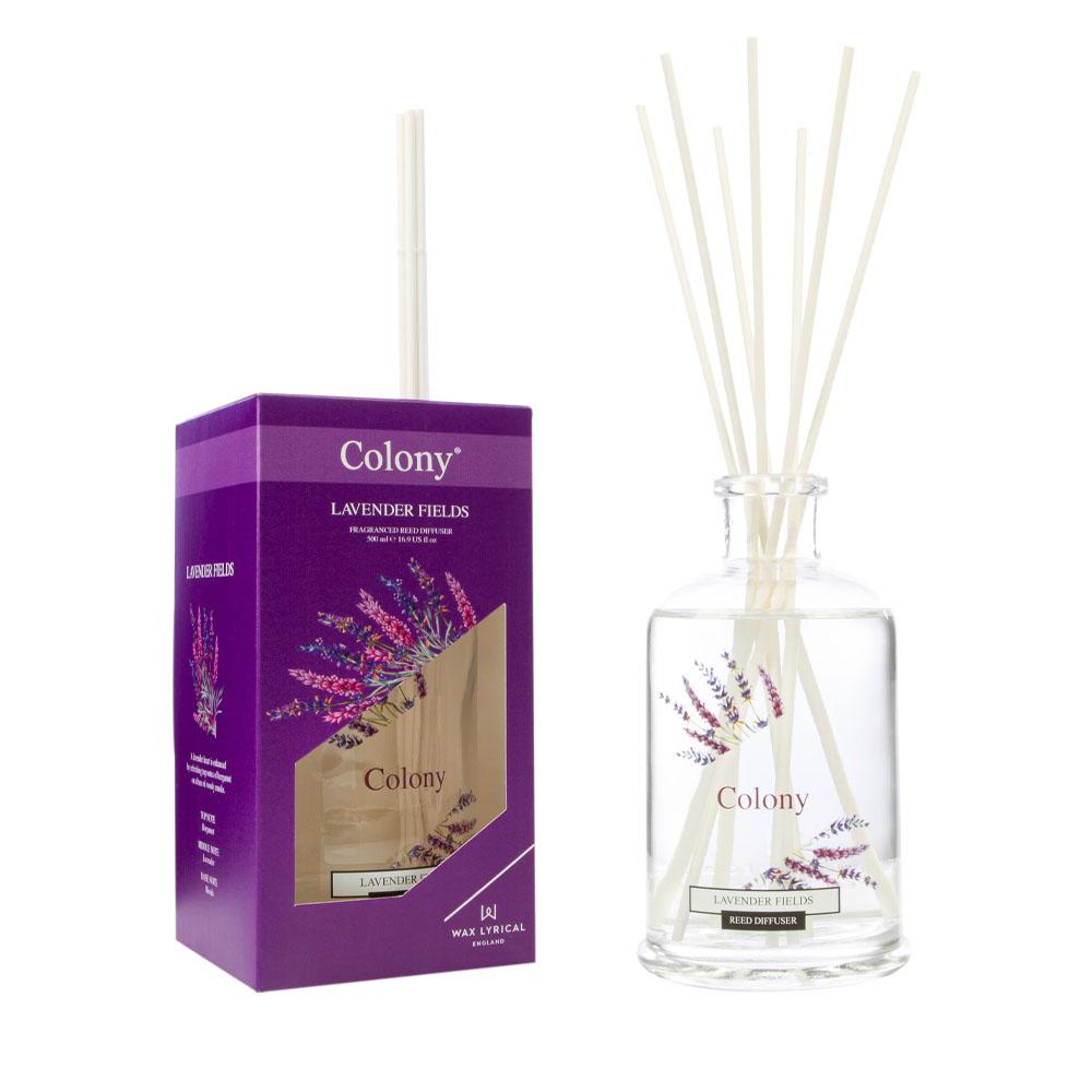Wax Lyrical Lavender Fields Reed Diffuser 200ml Candles Direct