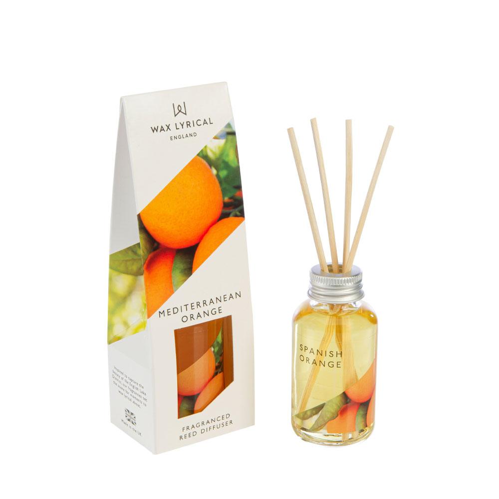 Wax Lyrical Mediterranean Orange Reed Diffuser 40ml Image 1