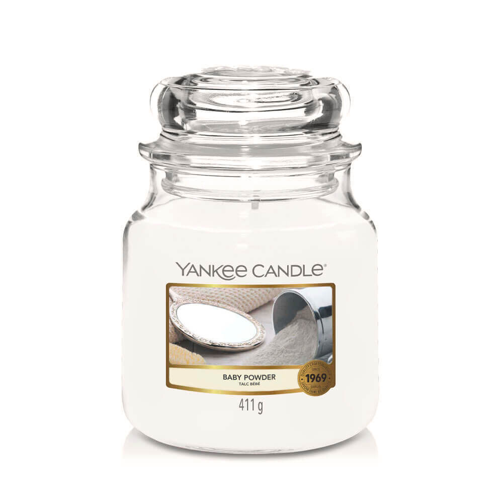 Baby Powder - Large Jar Candle - Hearth & Home Candle Company